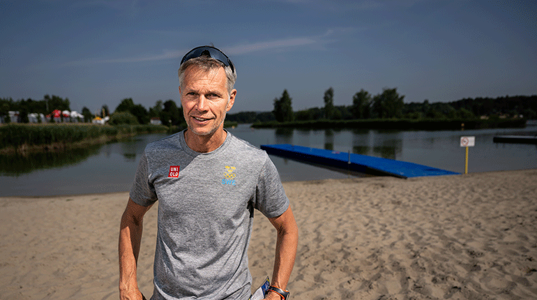 Per-Erik "Peken" Rönnestrand, förbundskapten i kanot. Foto: Bildbyrån.