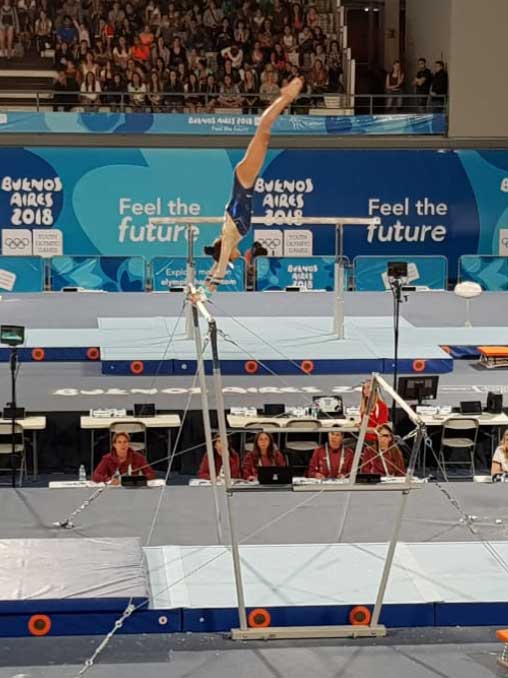 Tonya Paulsson är i final i barr. Foto: SOK: