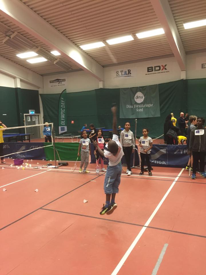 Stor aktivitet på Olympic Day i Piteå. Foto:SOK