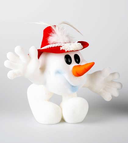 Maskot Innsbruck 1976: Schneemann
